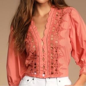 Free People cropped top Sz L